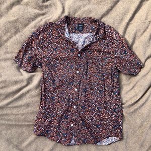 Floral button down